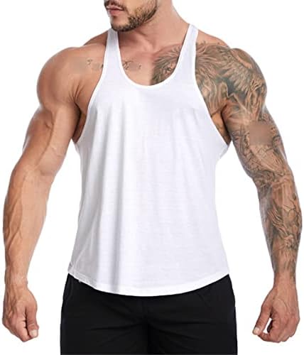 Машки резервоар за мускули на мажите, врвови со резервоарот за боди, без ракави, маичка за вежбање, фитнес тренинг кул атлетски елеци
