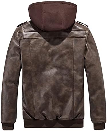 ADSSDQ јакни и палта за надворешна облека за мажи, зима со долги ракави плус големина мантил Трендовски покачување на тешката јакна со средна