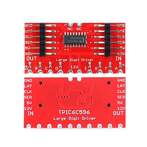 DC 5V TPIC6C596 Голем цифрен возач диск 6.5 7-сегмент LED дисплеј модул за Andrino DIY комплет Електронски PCB табла модул