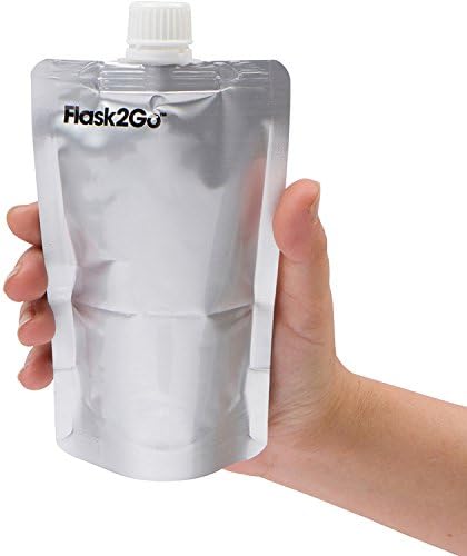 Flask2Go - Преклопната флексибилна колба за задното месо, кампување и концерти