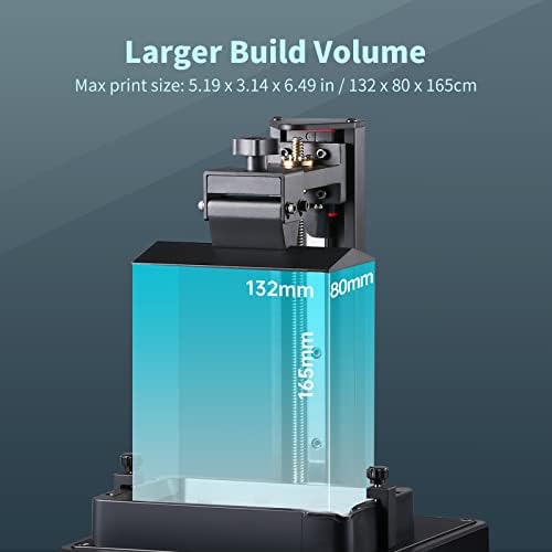 Anycubic смола 3Д печатач, Photon Mono 4K 6.23 Монохроматски UV LCD 3D печатач Брзо печатење, прилагодлив за напојување, 5,19 x3.14 x6.49