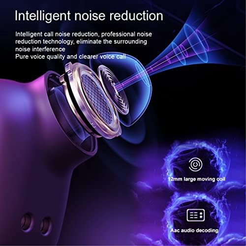 Bluetooth Bluetooth Earbuds, Bluetooth 5.3 Слушалки со LED кутија за полнење, IPX4 водоотпорни слушалки, функција за полнење на мобилни