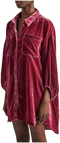 Jjhaevdy женски кадифено џеб со долг ракав Отворен предна лаптолна јака кардиган надворешна облека со долги блејзери со палто јакни