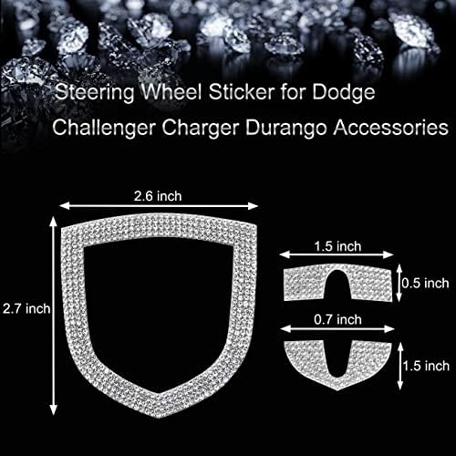 Сеншин за Dodge Challenger Durango патување Гранд Караван итн. Додатоци 2012-2018 2019 2020 2021 2022 Блинг налеч за налепници на