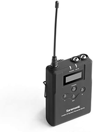 Saramonic 16-канален UHF безжичен лавалиерски микрофон систем w/приемник за монтирање на камера