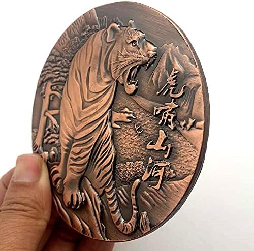 Зодијак животински тигар Роар планина река Омилена монета комеморативна монета РАППЛЕРСКИ КОНЦИЈА КОНЦИЈА КОНЦИЈА БИТКОИН КОЛЕКТИВИЧКИ КОЛЕКТИВОР