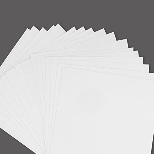 24 парчиња бели листови од пена од Ева 1мм дебели 15,7 x 11,8 инчи занаетчиска хартија за пена за правење картички, занаетчиство,