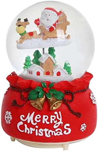 Zgjhff Дедо Мраз Клаус Кристал топка Музичка кутија украси креативни октава кутија девојка роденден подарок принцеза девојче подароци предмети