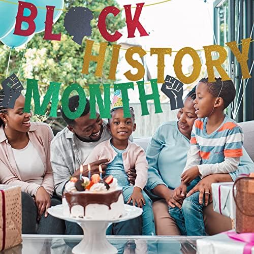 Сјајот црна историја месец транспарент афроамерикански знак за еманципација, среќен јуниентен ден за забави Декорации Прослава црна слобода