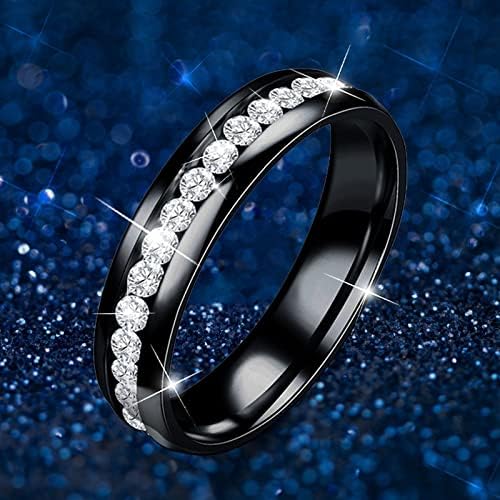 Womenените ветуваат прстен замрзнати свилени образец, вклучена легура на венчален прстен, Исклучителна ангажман прстен за накит подароци ветувачки