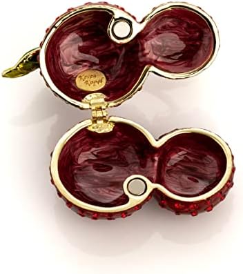 Кутија со цреша од цреша Керен Копал украсена со кристали на Сваровски