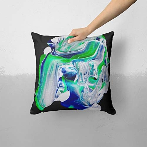 Iirov течна апстрактна боја V39 - Прилагодено украсен украс за домашен или отворен капакот за фрлање перници за софа, кревет или перница