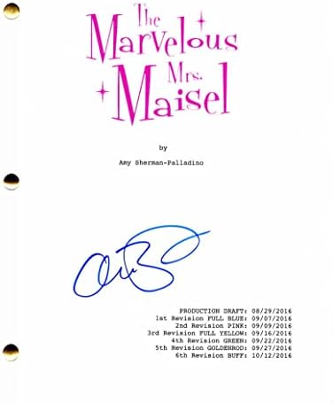 Алекс Борштајн потпиша автограм на прекрасното г -ѓа Мајзел целосна пилот -сценарио - Лоис Грифин на Семејство Гај, Тед, Паранорман,