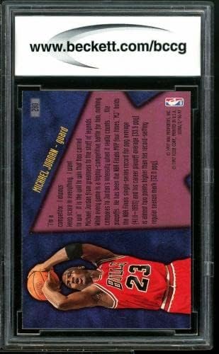 1996-97 Ultra 280 Michael Jordan Card BGS BCCG 9 во близина на Mint+ - непотпишани кошаркарски картички