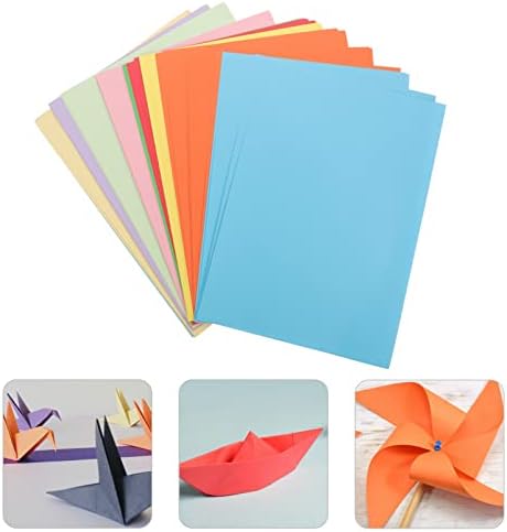 Pretyzoom обоена копија хартија 50 листови оригами хартија за преклопување A4 за додатоци за занаетчиски производи за DIY