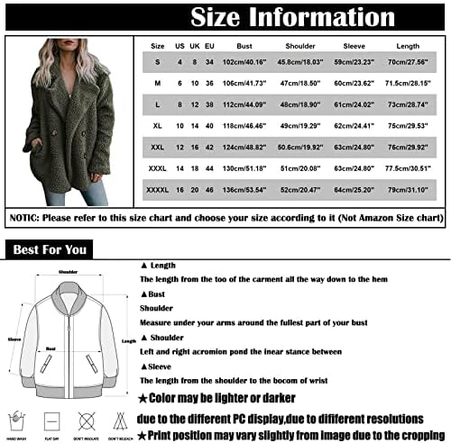 Зимски зимски палта преголема јакна Шерпа, нејасно руно, мечето со џебови, моден обичен палто, плус надворешна облека
