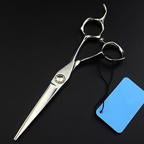 Ножици за сечење на косата, 6 -инчен професионален јапонски ножици за коса со челични лежишта сочинуваат фризури за слабеење бербер сечење