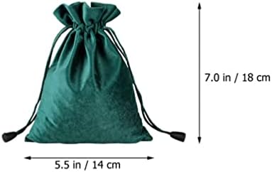 Биворти 5 парчиња Кадифени Чанти Со Врвки За Влечење Торбички За Накит Торби За Накит Торби За Накит Сегашна Чанта За Забава За Бонбони