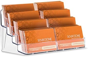 SourceOne.org 8 џебна работна површина чиста акрилна визит -картичка држач