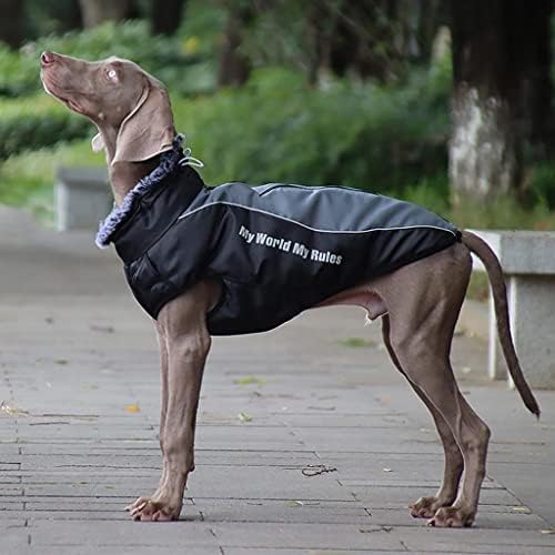 Рефлективно куче од баоблаз со поводник кучиња руно јакна кучиња скучна палто за мали и средни кучиња мулти- девојка, 6xl