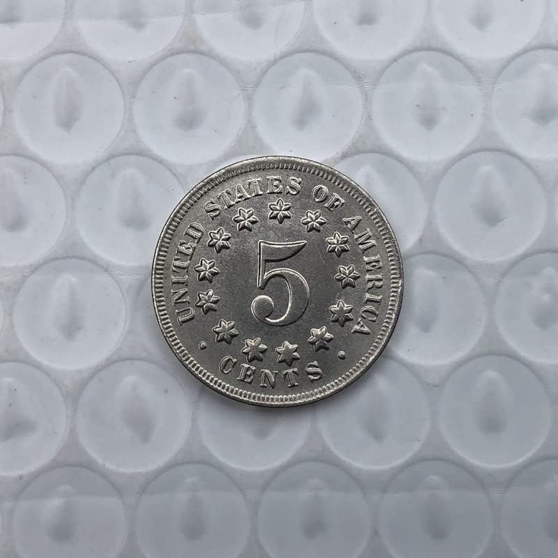 20. 5ММ1868 Американски Никел Монета Никел Направени Монета Антички Ракотворби Странски Комеморативна Монета