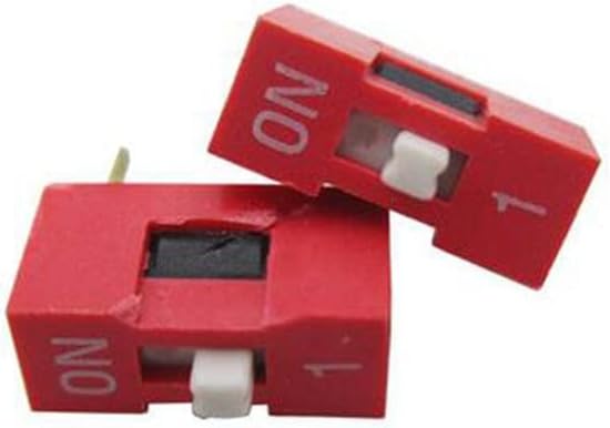 10 парчиња 2,54 мм Прекинувач За Бирање 2 Пина Црвено Позлатено Копче Прекинувачи За Вклучување-Исклучување За Опрема За Хифи