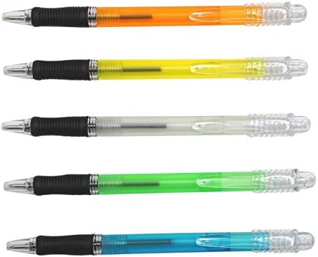 タキザワ лесен и Симпатичен целосно пластично хемиско пенкало со гумен зафат, 0,2 мл по парче, 5 видови, 20 парчиња поставени пт102