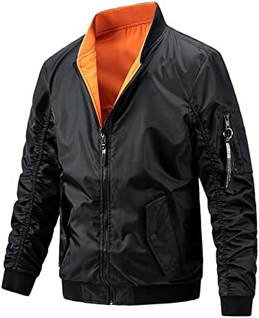Adssdq zip up hoodie for men, преголема есенска мода со долги ракави мавта со велосипедисти вклопуваат густа топла јакна zip