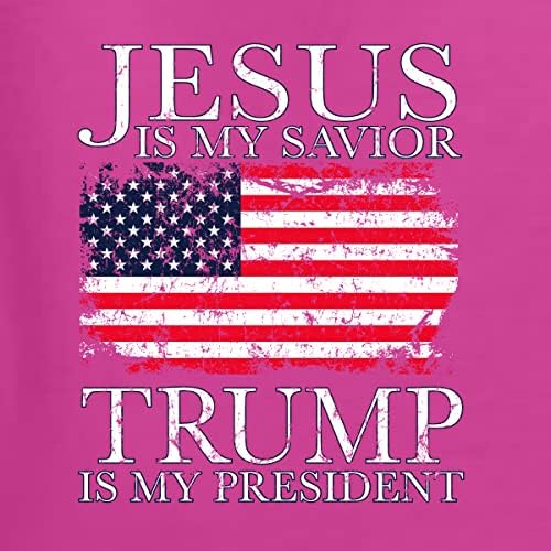 Исус е мојот Спасител Трамп е графичка маица на мојот претседател Мага Политички мажи