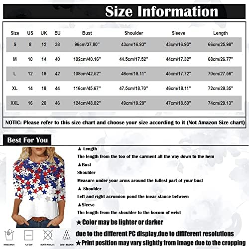 Xiaxogool преголеми жени летни врвови плус големина starsвезди ленти графички маички краток ракав 4 -ти јули џемпери 2023