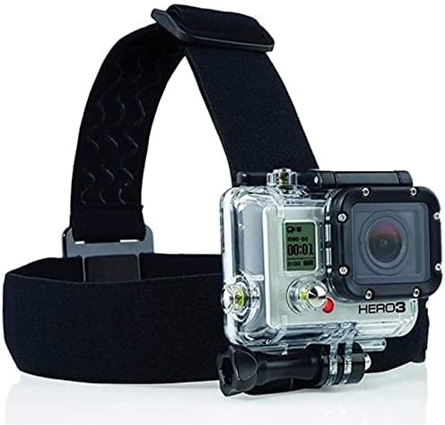 Navitech 8 во 1 Комбо комплет за додатоци за акциони камера со црвена кутија - компатибилен со Generisch Action Camera