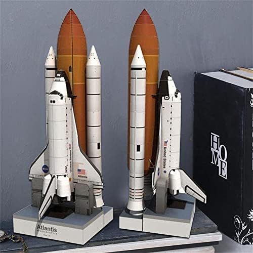 Вселенски шатл Атлантис Модел 1: 150, DIY хартија модел на ракета модел поставен за колекционерски модел играчка играчка