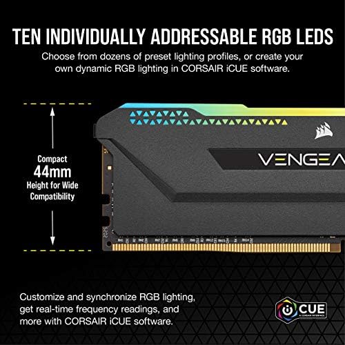 Corsair Vengeance RGB Pro SL 32GB DDR4 3200 C16 1.35V - црна