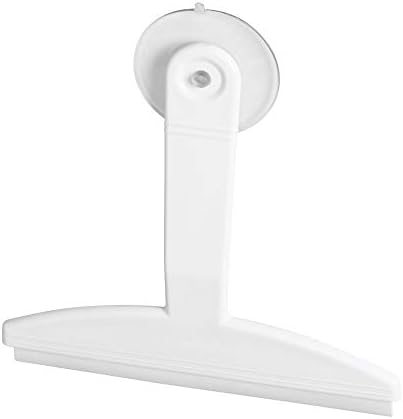 Interdesign Showegee за туширање за бања - 8 , со кука за вшмукување, бела