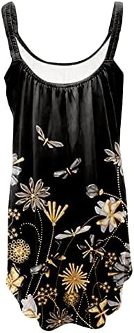 Fragarn плус фустан за завиткување со големина, женски моден лето печатено каризоле без ракави облечена во ракави