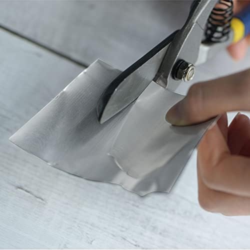 Ножици со листови Uxcell 14inch висока фреквенција калење директно сечење за лим метал, сечење на тврд материјал со удобни занагласувања