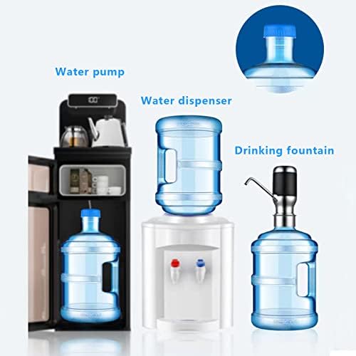 Обакат 5L шише со вода - 5 литри контејнер за вода со капаче за завртки, сад за бокал од шишиња со шише со вода за кампување за кампување на отворено