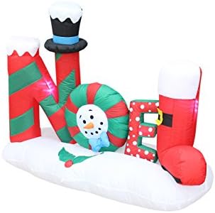 BZB стока 4 стапала висока осветлена Божиќна надувување Noel LED светла на отворено затворен празник за одмор