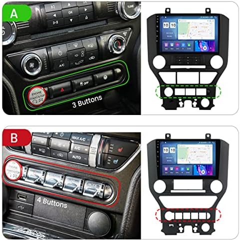 Fbkphss Android 11 Автомобил Радио со Навигација За F-Ord Mustang 2014-2021 Приклучок И Игра Автомобил Радио Плеер GPS Навигација