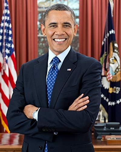 Фотографија на Барак Обама - Историски уметнички дела од 2012 година - Портрет на американскиот претседател - - Мат