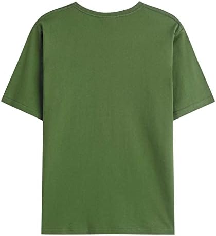 Xiloccer машки обичен тркалезен врат 3Д печатен блуза кратки ракави врвови блузи маица маица висока кошула што работи маичка за салата