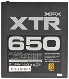 XFX XTR 650W 80+ златен модуларен PSU ATX 650 Енергетска starвезда овластено напојување P1-650B-BEFX