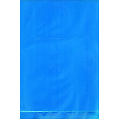 Aviditi 4 x 6 рамни отворени сини пластични поли полиња за забави, подароци, делови, складирање, пакување и многу повеќе, 2 мил
