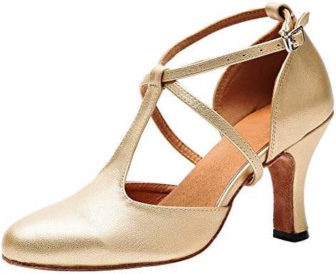Хројл лик танц чевли за жени со модерни латински салса танго чевли сала за танцување потпетици, модел YCL217/272