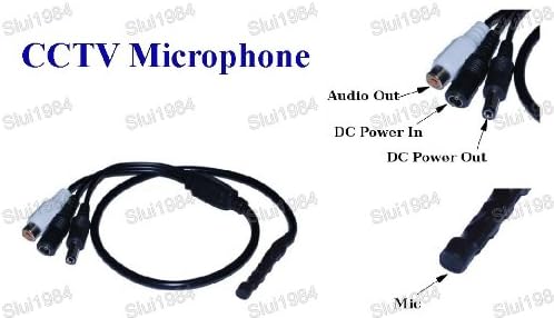 DSC-MP100 пред-засилувач скриен микрофон RCA напојување во/надвор CCTV