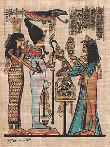 Египетскиот папирус Изис Озирис Сликарство Рачно изработена Египет Минијатурна историска уметност