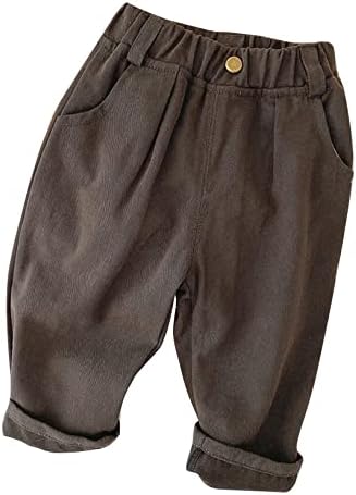 Acsuss Kids Boys Active Sweatpants Повлечете ги џогерите еластични атлетски панталони со џебови