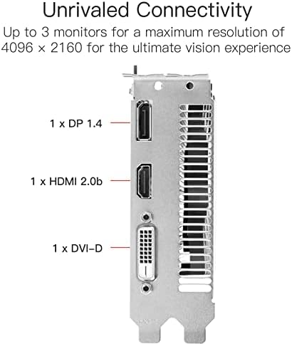 KAER AMD Radeon RX 550 Графичка Картичка 4GB GDDR5 128 Bit DirectX 12 PCI Express 3.0 X8 Dp HDMI DVI-D Тројни Врски, 4K Gaming Компјутер Видео