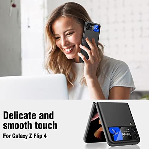 GooseBox За Samsung Galaxy Z Flip 4 Тенок Случај, Ултра Тенок Компјутер Отпорен На Удари | Против Гребење | Двоен Слој На Целото Тело