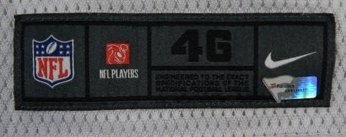 2017 Кливленд Браунс Малком Смит 56 Игра користеше бела практика Jerseyерси 46 560 - Непотпишана игра во НФЛ користена дресови
